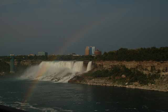 Rainbow over the falls